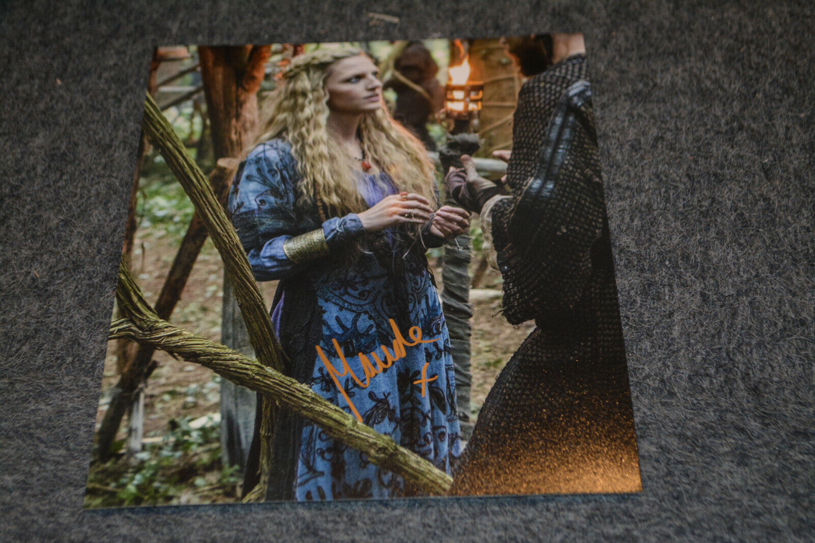 MAUDE HIRST signed autograph In Person 8x10 20x25 cm VIKINGS