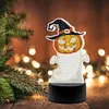DIY Diamond Painting 7 Color Night Light Lamp Home Decoration Ornament Gift Kit(Halloween Ghost)