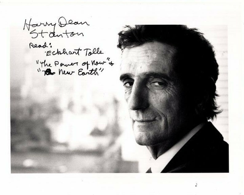 Harry dean stanton signed autographed Photo Poster painting great content rare!