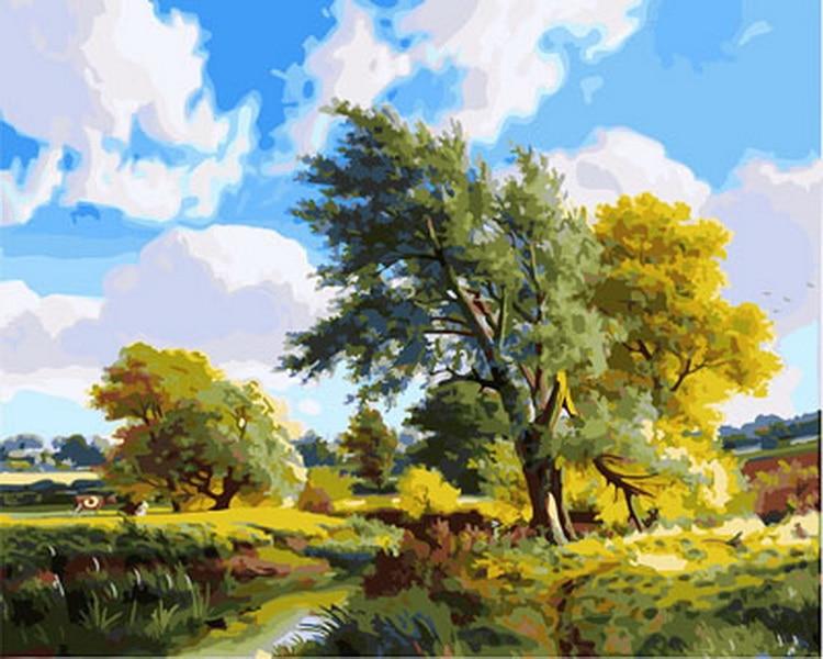 

Wind Moving Trees – Paint By Numbers - 40*50CM, 501 Original