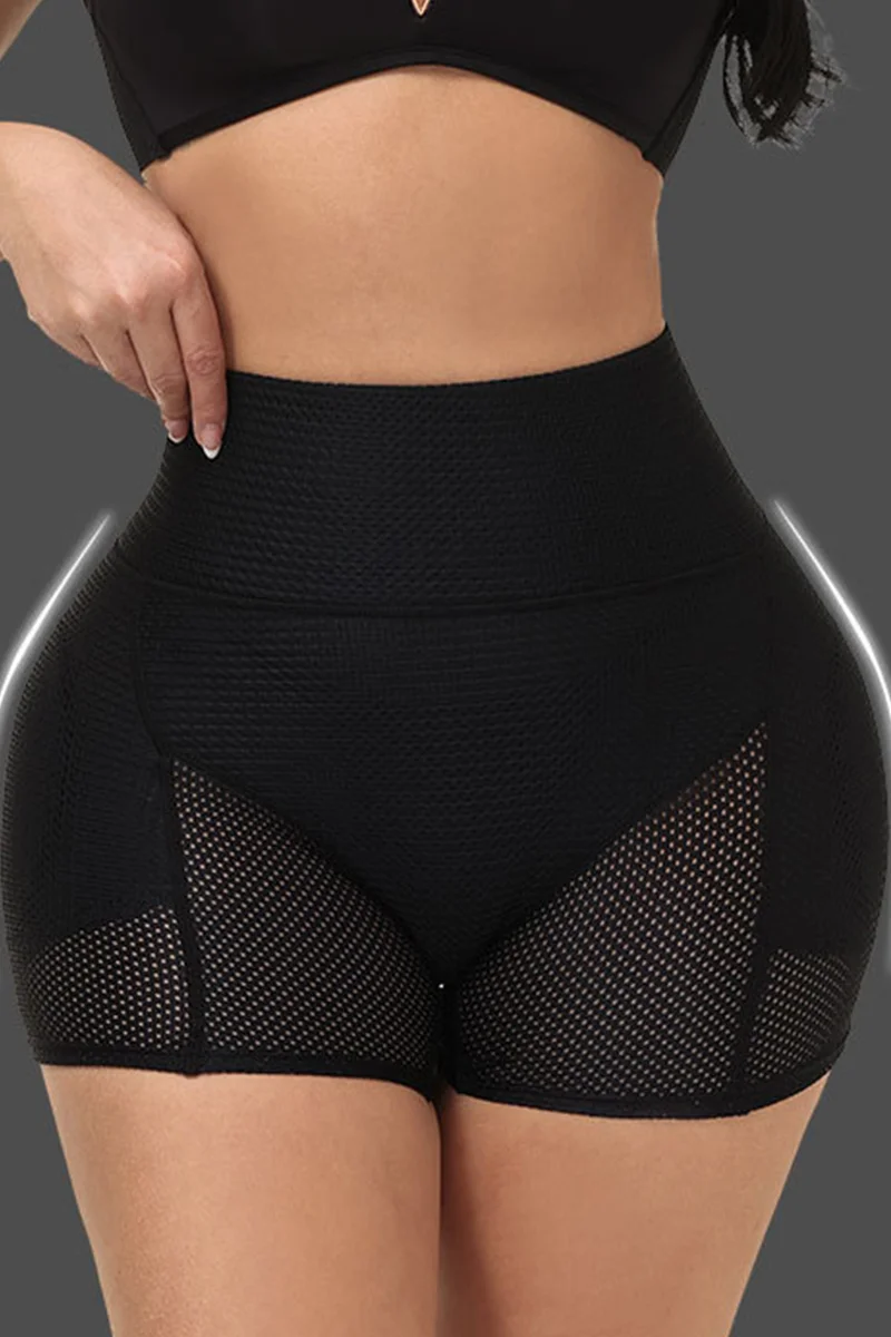 Black Fashion Casual Patchwork Solid See-through Bustiers | EGEMISS