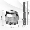 10-19mm Adjustable Hex Universal Socket Torque Ratchet Adapter Wrench Head