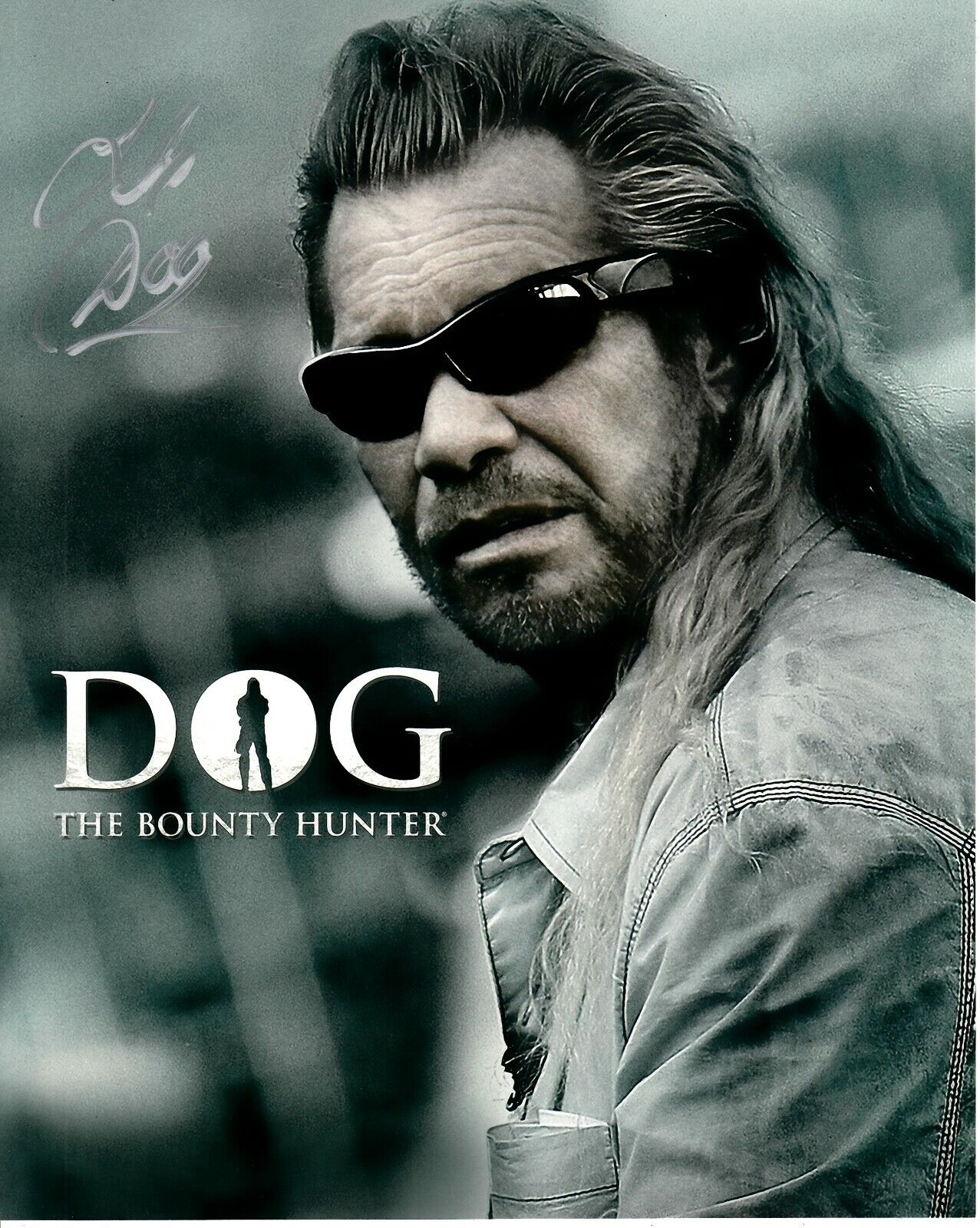 DUANE DOG CHAPMAN SIGNED DOG BOUNTY HUNTER Photo Poster painting UACC REG 242 (1)