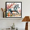 Diamond Painting-DIY Full Round Drill Horse(40*40CM)