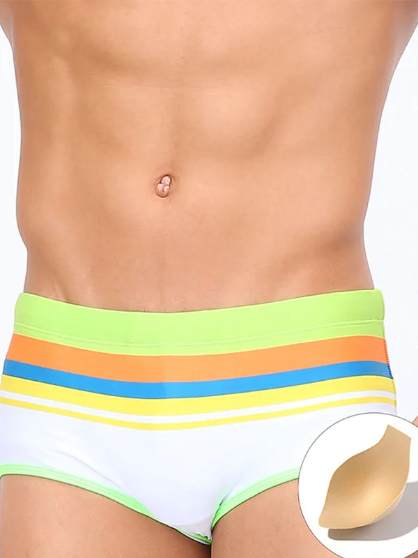 Men's Colour Block Cup Trunks