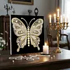 (30x30cm)Butterfly DIY Pearl Painting Art With Inner Frame Handmade Pearl Material Art Kit Living Room Decor