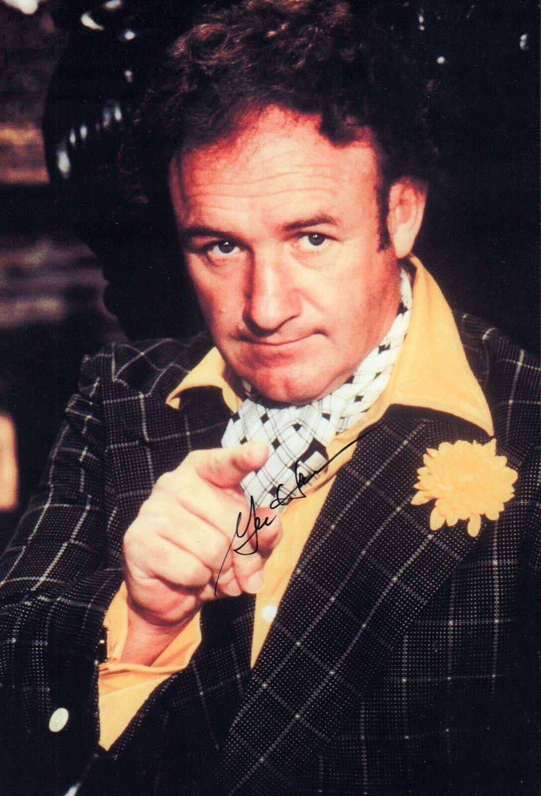 GENE HACKMAN Signed Photo Poster paintinggraph - Film Star Actor - preprint