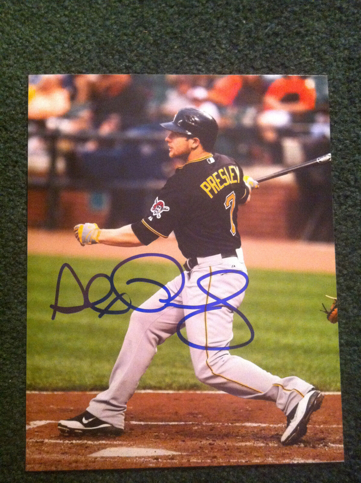 ALEX PRESLEY AUTOGRAPH Photo Poster painting PITTSBURGH PIRATES signed 8x10 COA