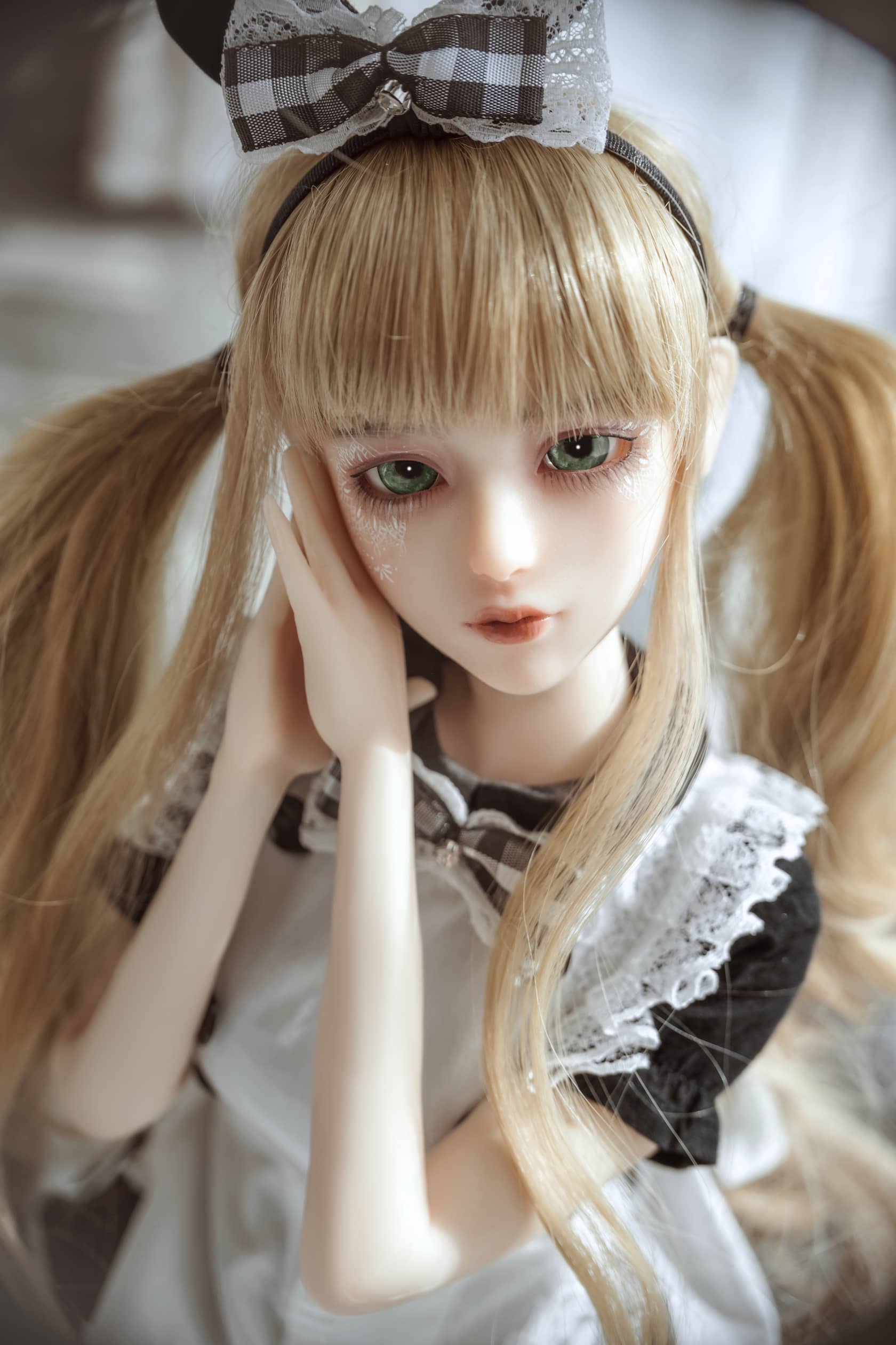 【US INSTOCK】Mini Love Doll LLDOLL 60cm (1.97') Maid #CM001 Full Silicon (NO.058) LLDOLL Littlelovedoll