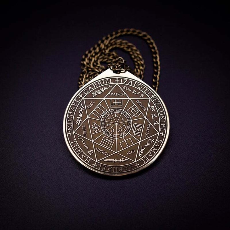 The Seal of the Seven Archangels by Asterion seal solomon kabbalah amulet pendant
