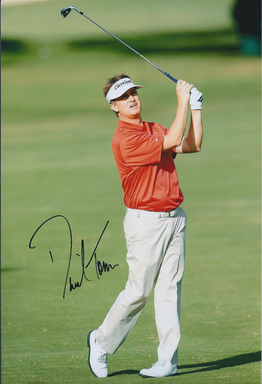 David TOMS SIGNED AUTOGRAPH 12x8 Photo Poster painting AFTAL COA PGA Winning Champion