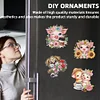 12PCS DIY Diamond Art Refrigerator Sticker Kits for Home Decor (Piglet)