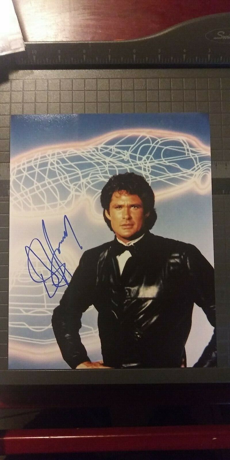 David Hasselhoff signed 8x10