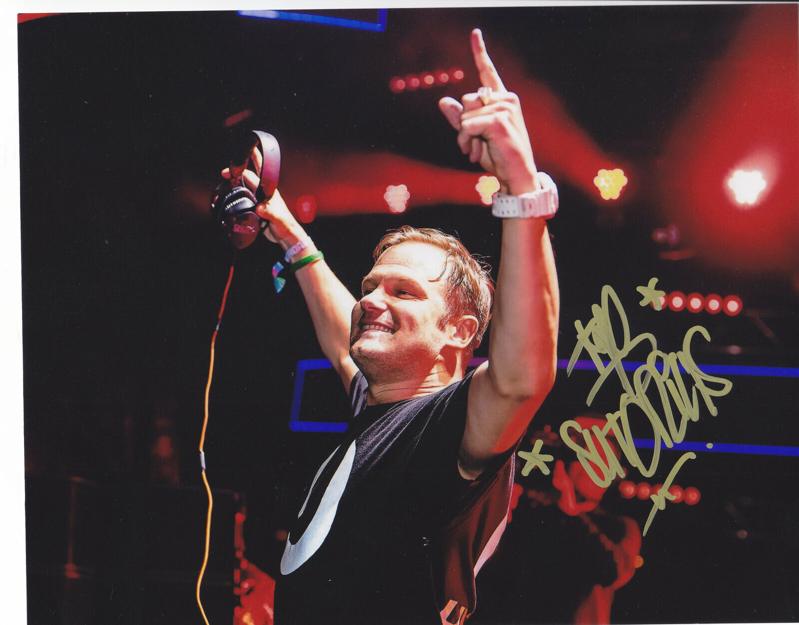 Jeffrey Sutorius DASH BERLIN SIGNED EDM TRANCE MUSIC 8X10 Photo Poster painting EXACT PROOF #3