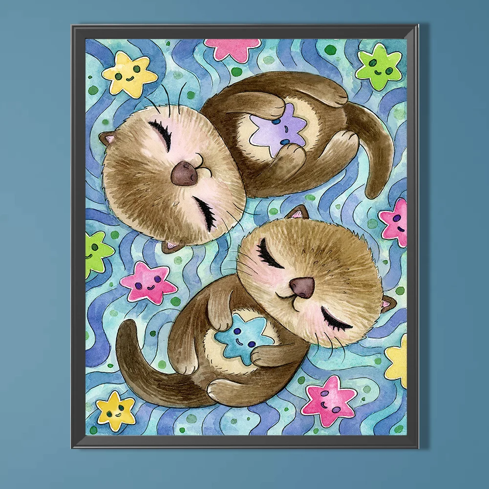 Diamond Painting - Full Round Drill - Sea Sloth(Canvas|40*50cm)