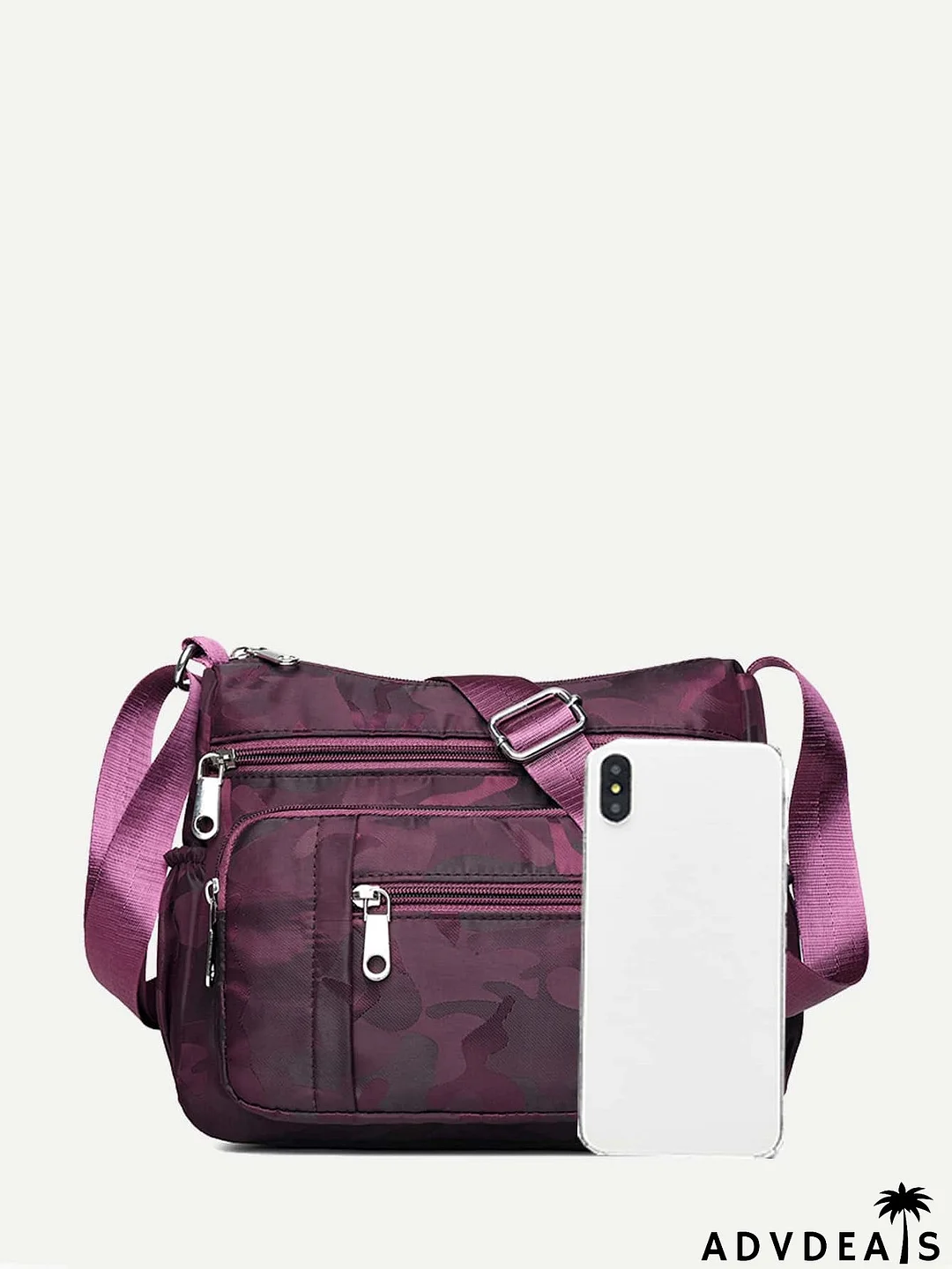 Camo Pattern Crossbody Bag