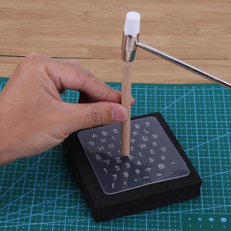 Leather letter stamp