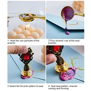 DIY Sealing Wax Seal Head With Special Shaped Seal Wax Set