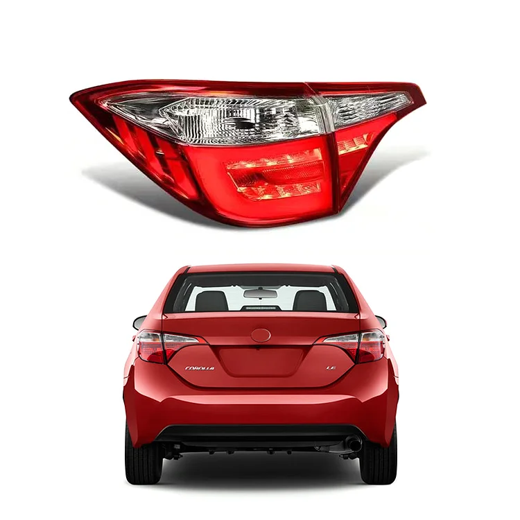 US only version LED taillight taillamp For Toyota corolla SE LE 2014-2019 tail light taillamp plug and play assembly ITN Auto