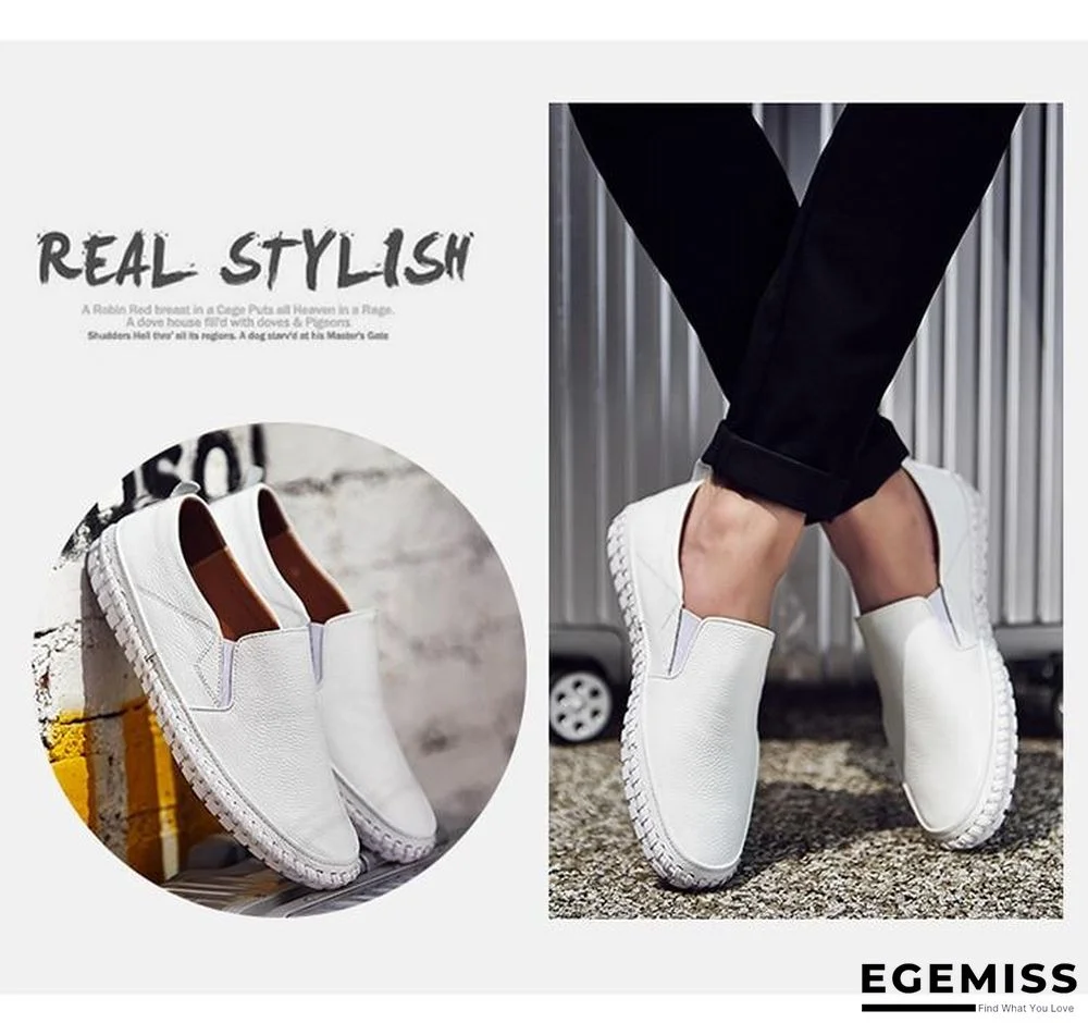 Leather Men Shoes Slip On Shoes Leather Loafers Mens Moccasins Shoes Italian Designer Shoes | EGEMISS