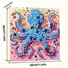 DIY Pre-Framed Octopus Button Art Canvas Kit
