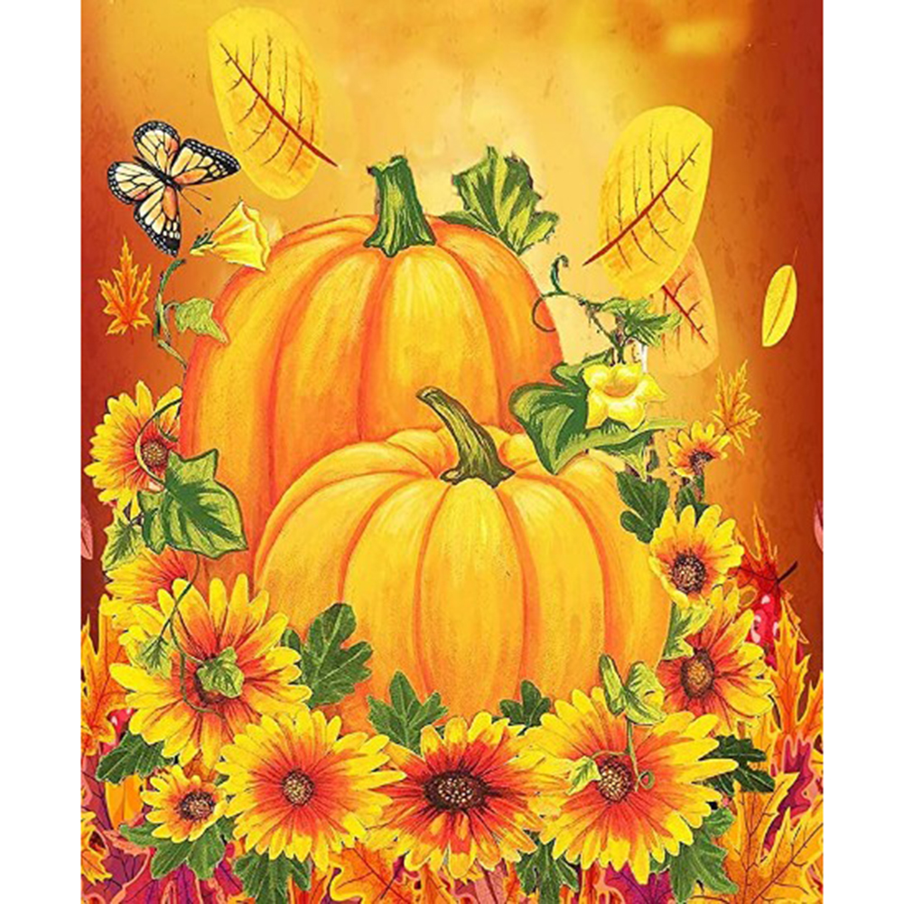 

Pumpkin - Round Drill Diamond Painting - 30*40CM, 501 Original