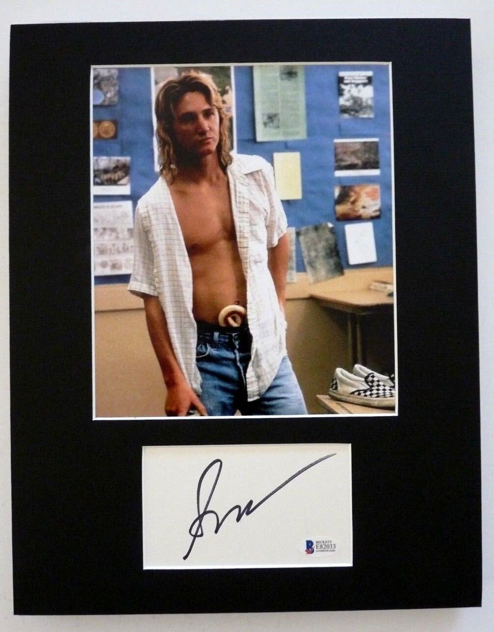 Sean Penn Signed Autographed 11x14 Matted Photo Poster painting Display Fast Times BAS Certified