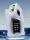 COB+SMD LED Outdoor Mini Flashlight Rotatable Power Display Hat Clip Work Light