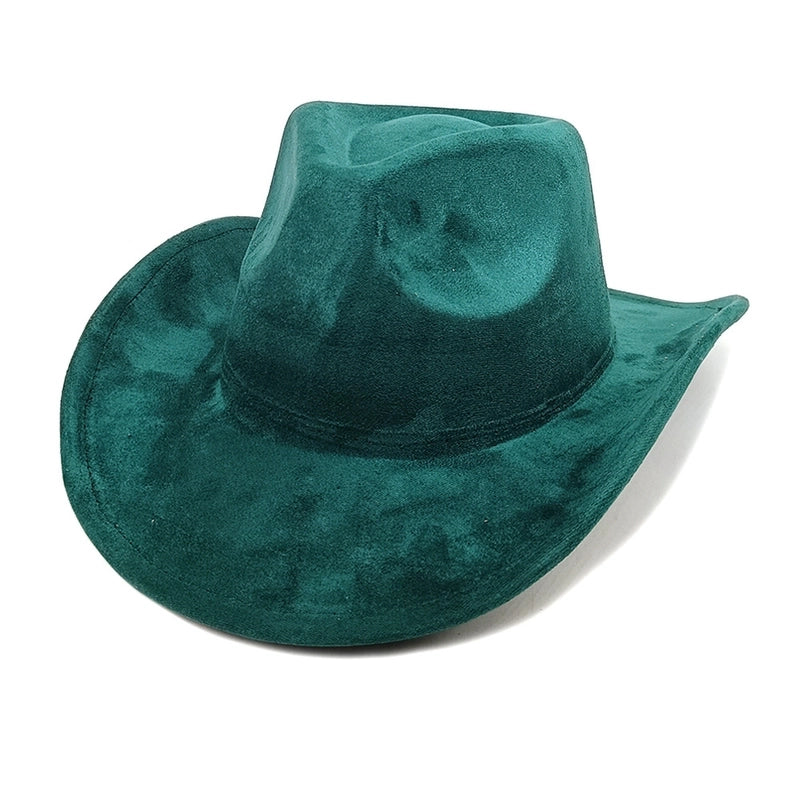 Women’s Classic Style Solid Color Flat Eaves Fedora Hat