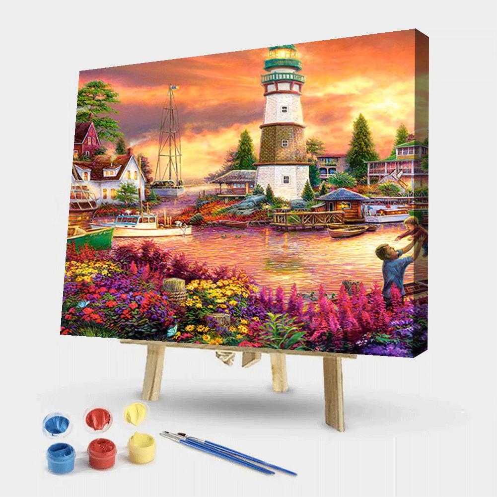 Paint By Numbers Lighthouse 50*40CM