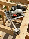 Adjustable Cutting Guide Rail 20inch Universal Cutting Circular Saw Guide Rail Four Axis Circular Saw Rip Fence Kit for Straight Edge