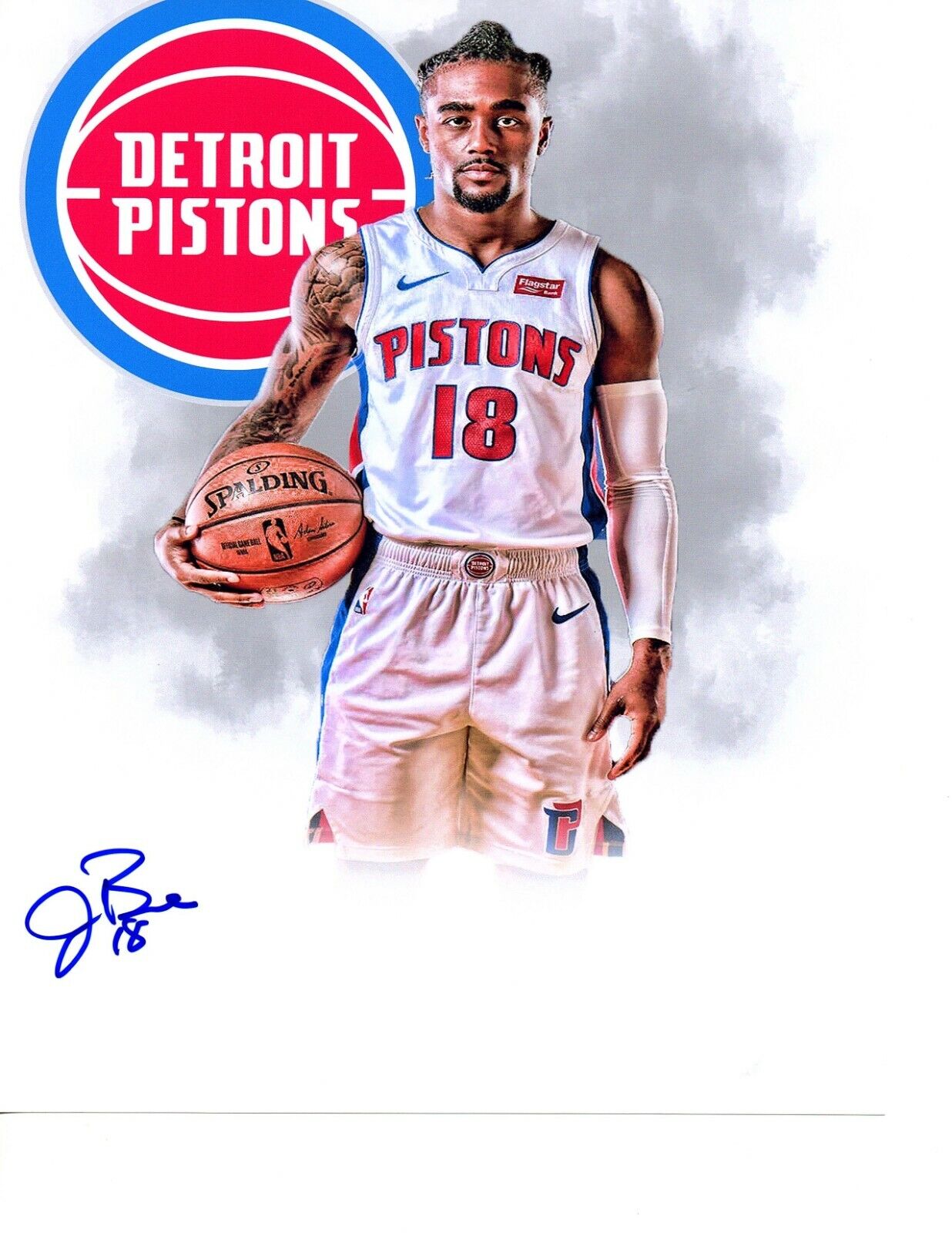 Jordan Bone signed Autograph Signed Photo Poster painting 8x10 Detroit Pistons Tennessee Vols d