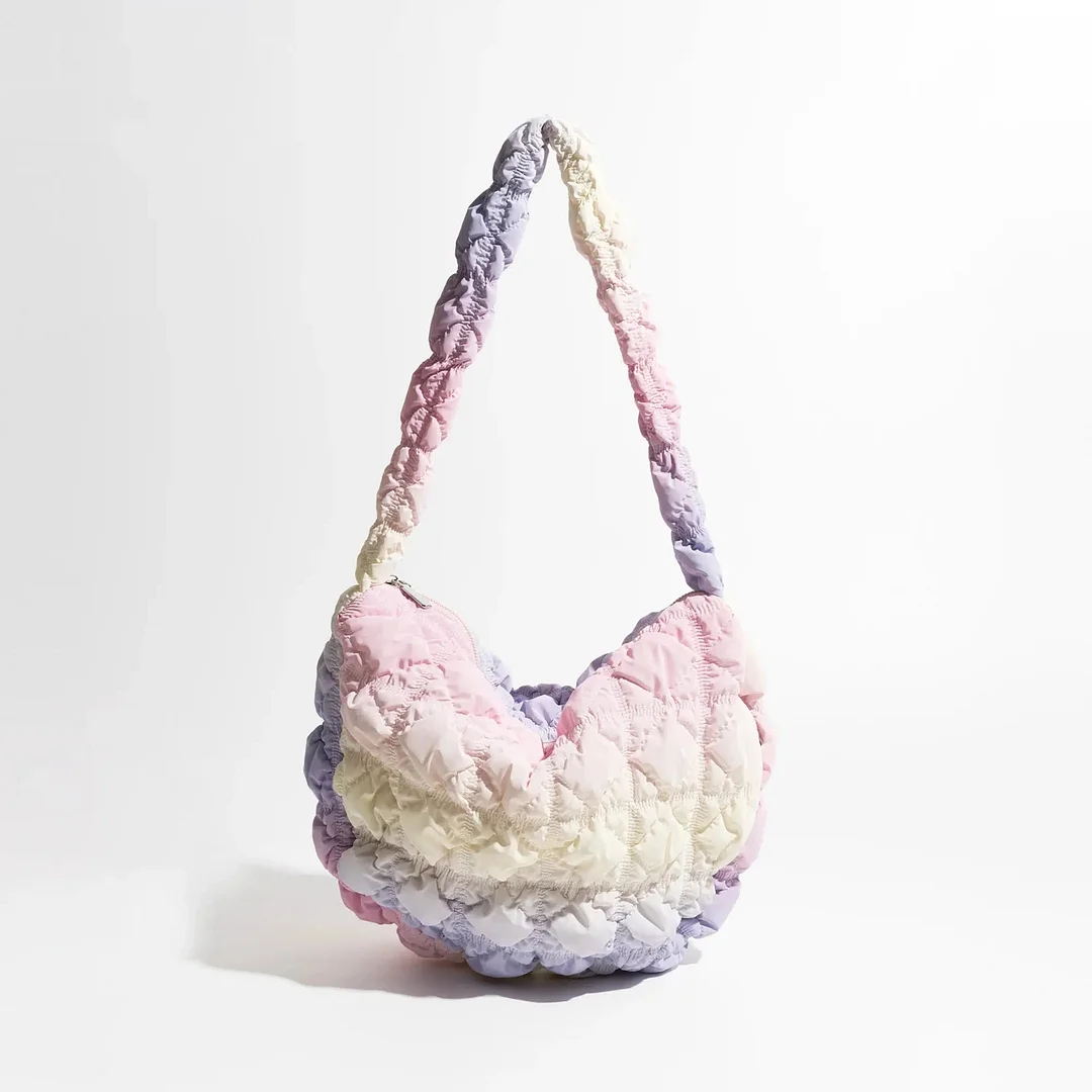 Brownm Girl Rainbow Quilted Bag