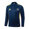 25/26 Boca Juniors royal blue Half-Zip Training Jacket Set