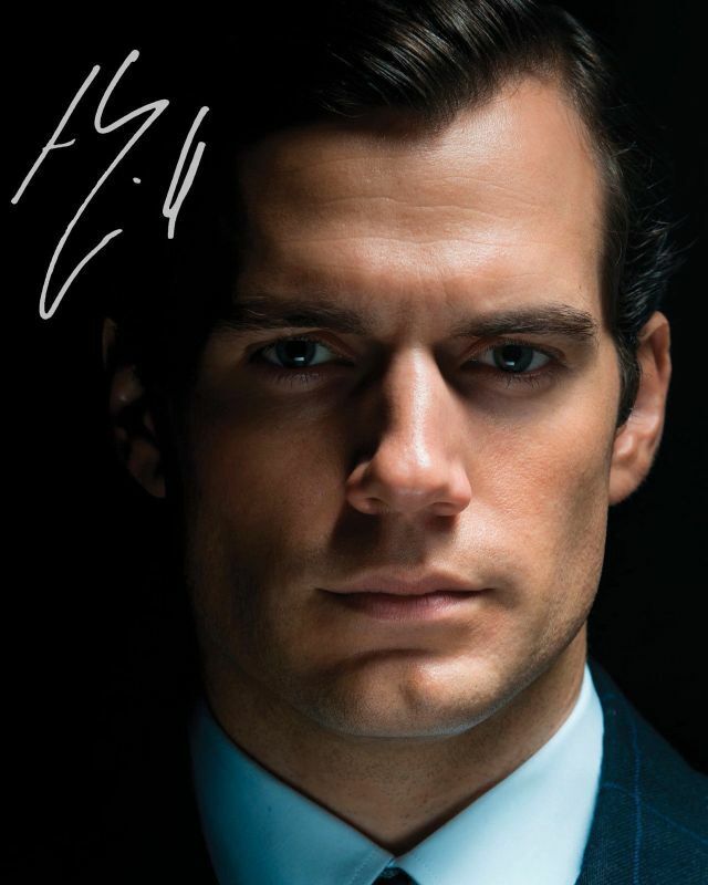 Henry Cavill Autograph Signed Photo Poster painting Print