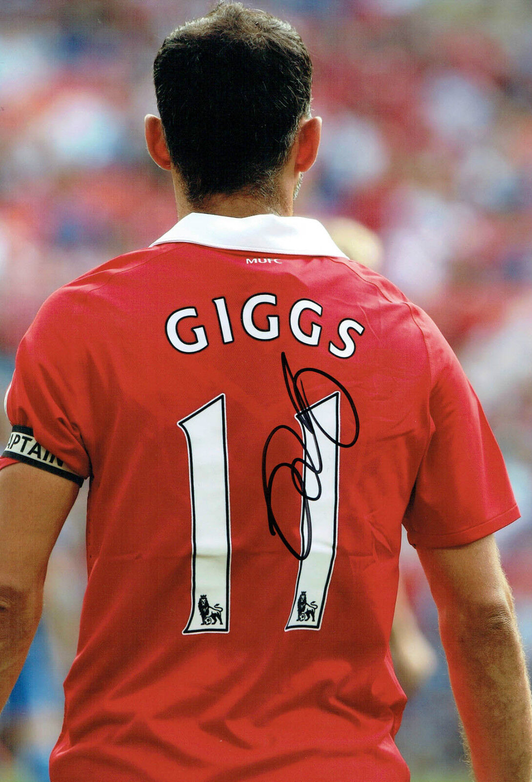 Ryan GIGGS Signed Autograph 12x8 Manchester United Football Photo Poster painting AFTAL COA