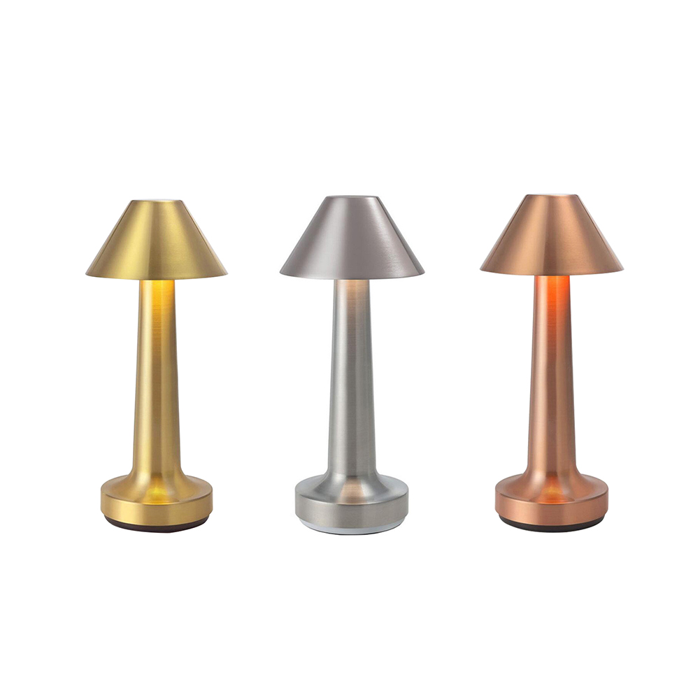

Rechargeable Iron Table Lamp Touch Dimming Mushroom Retro Light Decoration, 501 Original