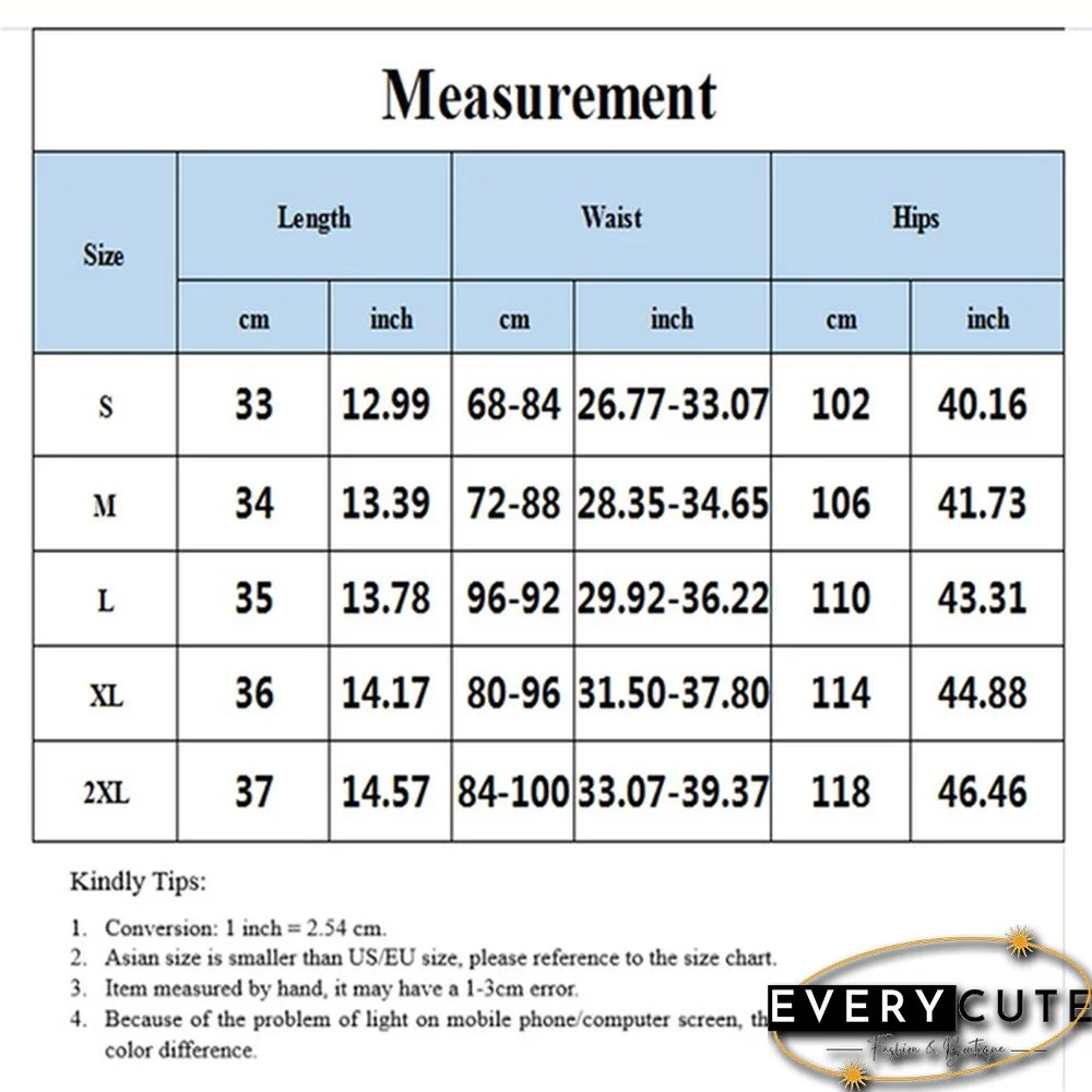 Ladies Elastic Waist Casual High Waist Slim Thin Denim Shorts Hot Pants