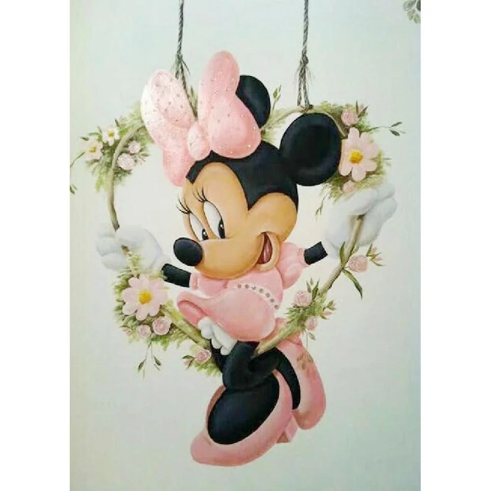 Full Round Diamond Painting Minne Mouse (40*30cm)