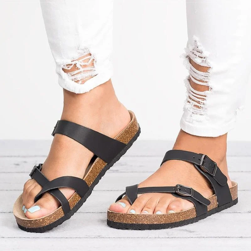 Women Sandals Rome Style Summer Sandals For 2019 Flip Flops Plus Size 35-43 Flat Sandals Beach Summer Zapatos Mujer Casual Shoes