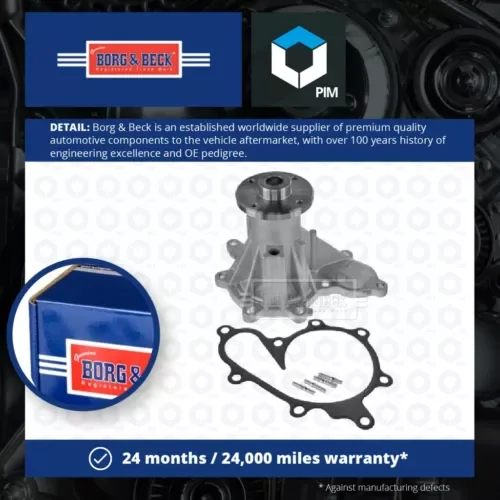Water Pump fits NISSAN NAVARA D40 2.5D 2005 on YD25DDTi Coolant B&B 210105X00A Parts