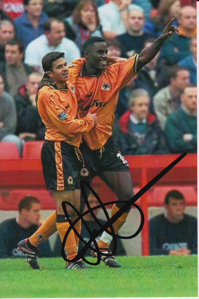 WOLVES HAND SIGNED ADE AKINBIYI 6X4 Photo Poster painting 1.