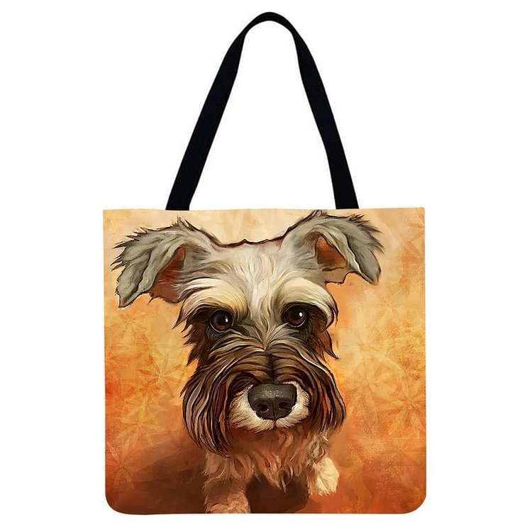 Dog - Linen Tote Bag