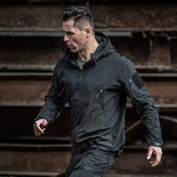 🥳2023 Summer Promotion- Outdoor Indestructible Waterproof Soft Shell Hooded Military Tactical Jacket/ Spectre Hoodie