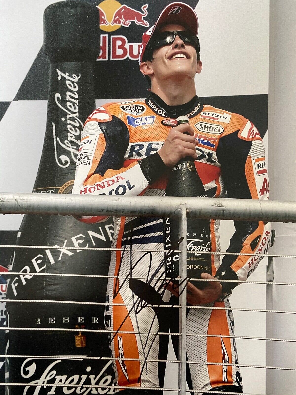 Marc Marquez Hand Signed 18x12 Photo Poster painting MotoGP Autograph Repsol Honda 1