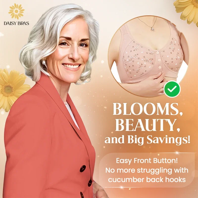 Daisy Bra &ndash; LAST DAY SALE 80% OFF &ndash; Comfortable & Convenient Front Button Bra