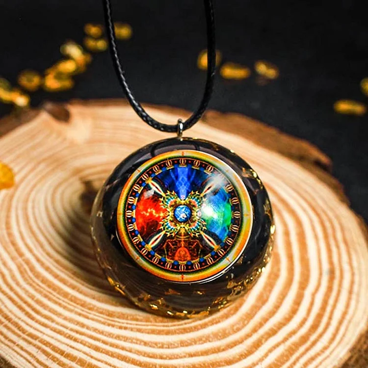 SEED OF LIGHT - SHAMAN Obsidian Necklace