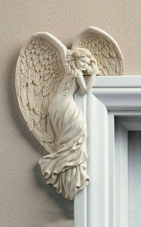 ✅Door Frame Angel Wings Sculpture