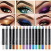 15-Farben-Highlighter-Lidschattenstift, Glitzer-Lidschatten-Eyeliner-Stift