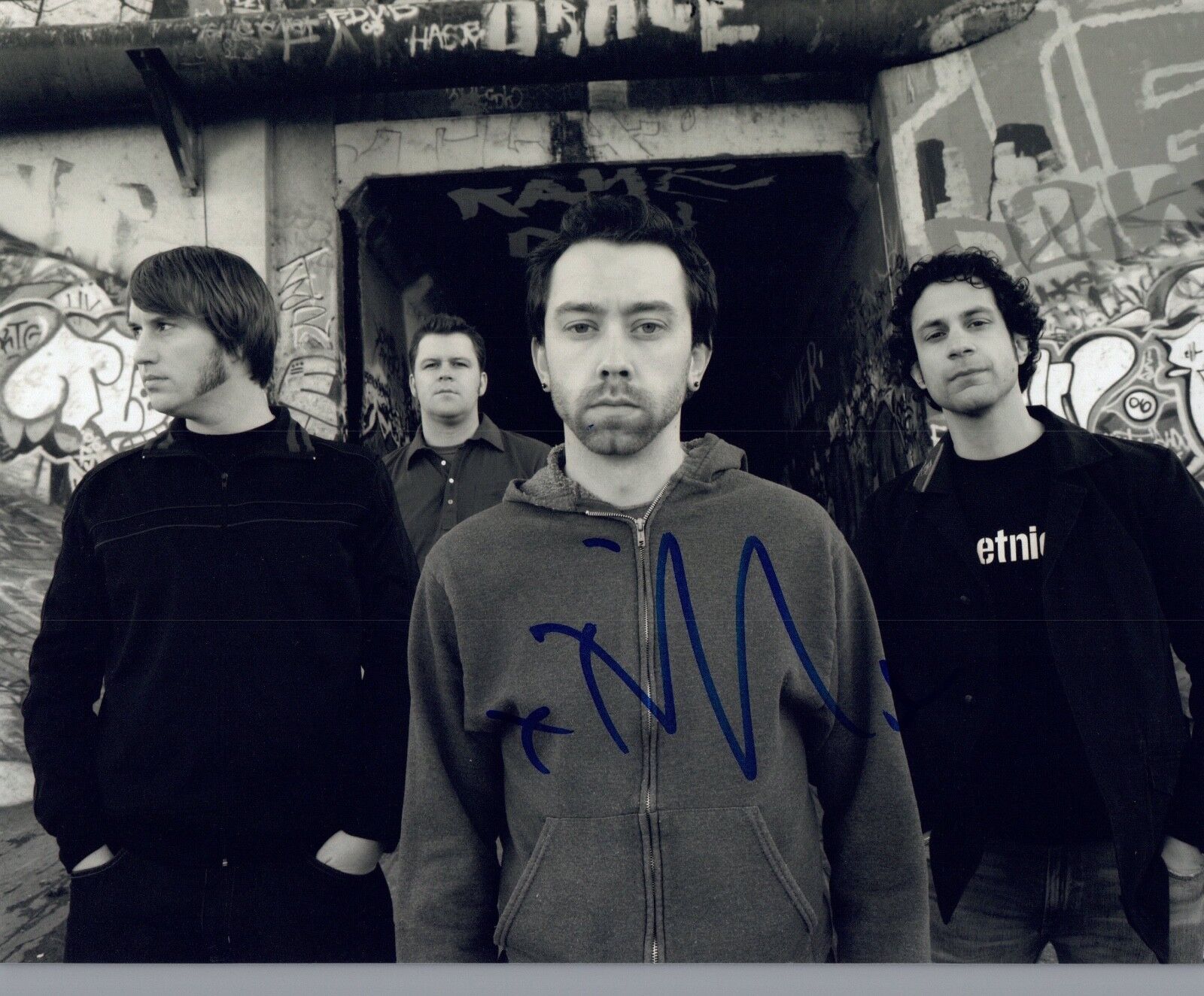 Tim McIlrath Signed Autograph 8x10 Photo Poster painting RISE AGAINST Lead Singer COA